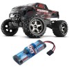 Stampede VXL 4WD Traxxas RC Monstertruck schwarz + NIMH Akku 4600 mAh