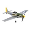 Ultra-Micro Mustang P-51 BNF RC Flugzeug ohne Sender + LiPo Lader