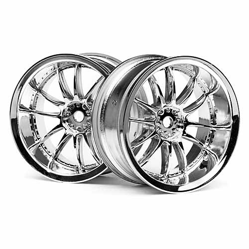 HPI Work XSA 02C Felgen 26mm chrom 6 mm Offset - RC Auto
