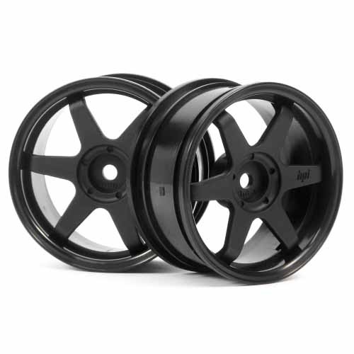 HPI TE37 Felgen 26mm schwarz 3 mm Offset - RC Auto