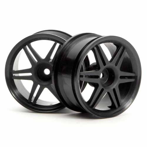 HPI Felgen 12 Speichen 26mm schwarz 3 mm Offset - RC Modellauto