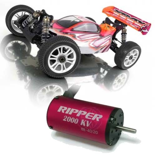 XRAY XB808E RC Buggy 1:8 RC Auto + Brushless Motor RIPPER 2000 KV