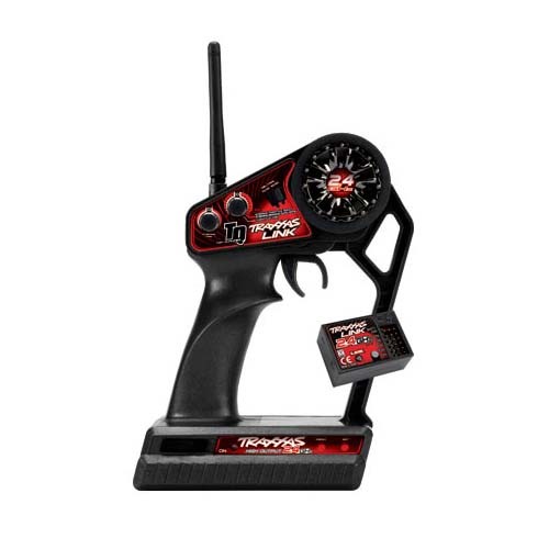 Fernsteuerung Traxxas TQ 2Kanal 2.4GHz + Empf&auml;nger 5Kanal 2.4GHz
